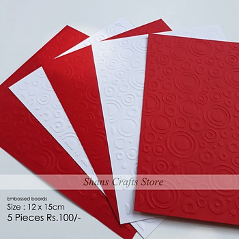 Embossed Boards / 5 Pieces