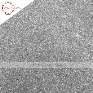 Glitter Foam Sticker- Silver