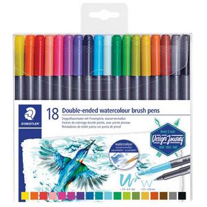 Double Ended Watercolour Brush Pens (Code1394)