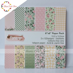 6x6 Scrapbook papers