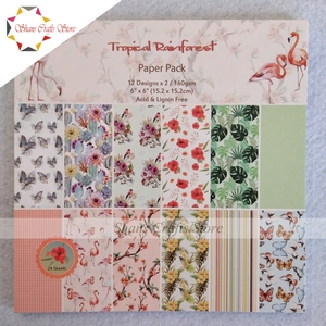 Scrapbook paper pack 6"x6"