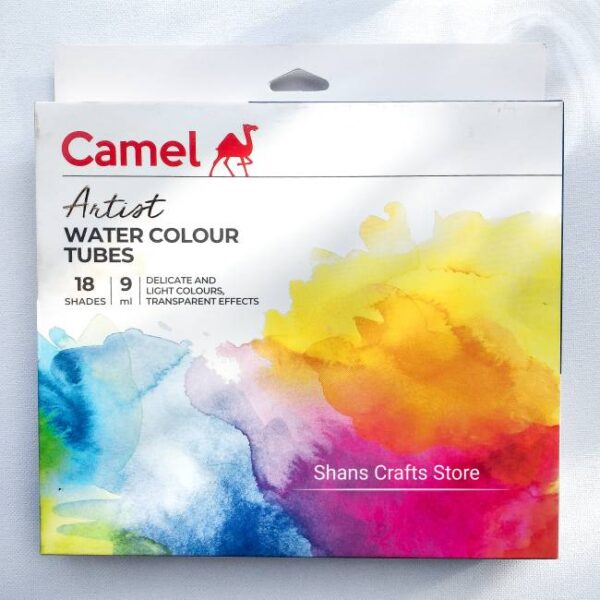 Camel Artist Watercolor Tubes 18x9ml