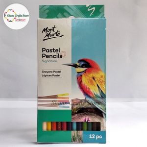 Mont Marte Pastel Pencils 12 Colours