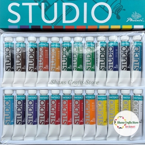 Phoenix Water Colours Studio 24x12ml - Image 5
