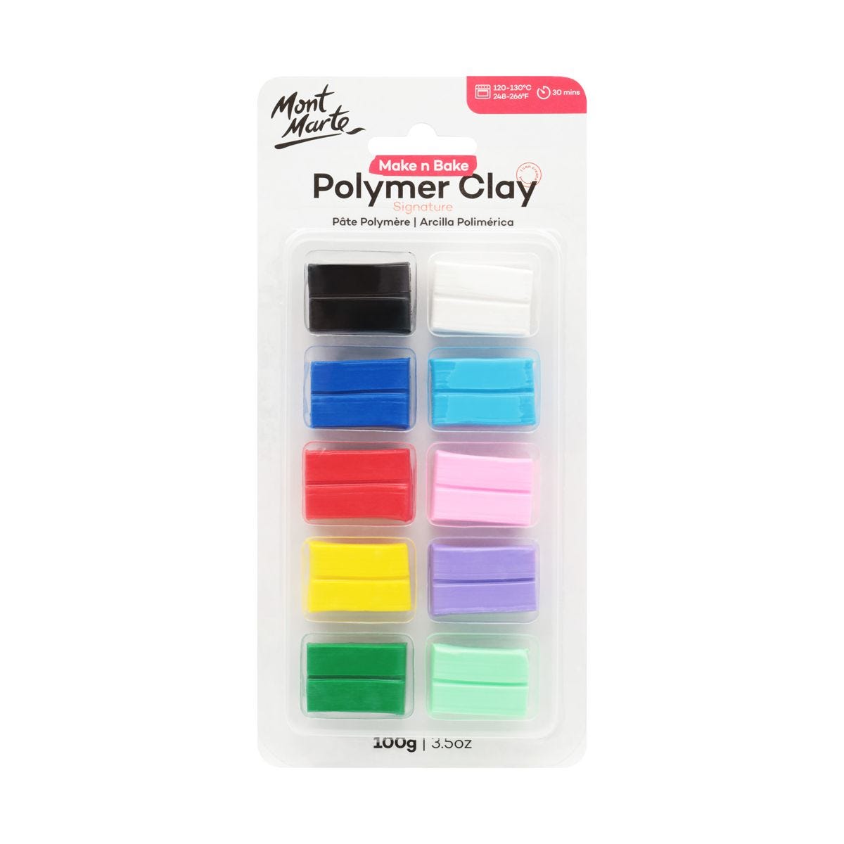 Mont Marte Polymer Clay Signature 10Pcs