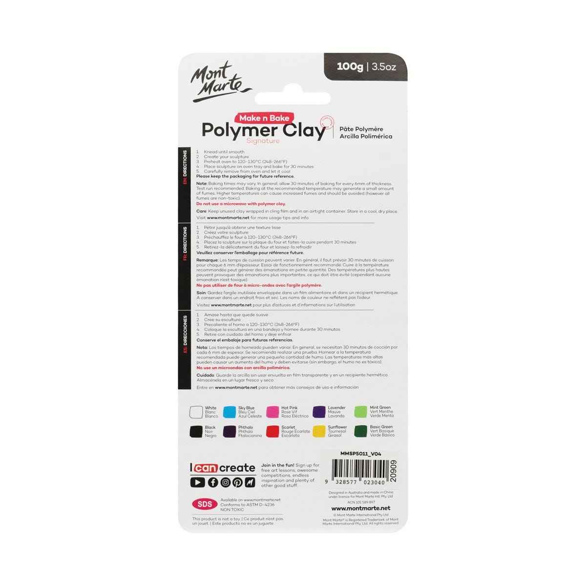 Mont Marte Polymer Clay Signature 10Pcs - Image 3