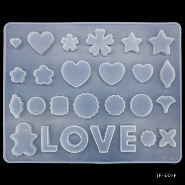 Silicone Mould Flower With Love