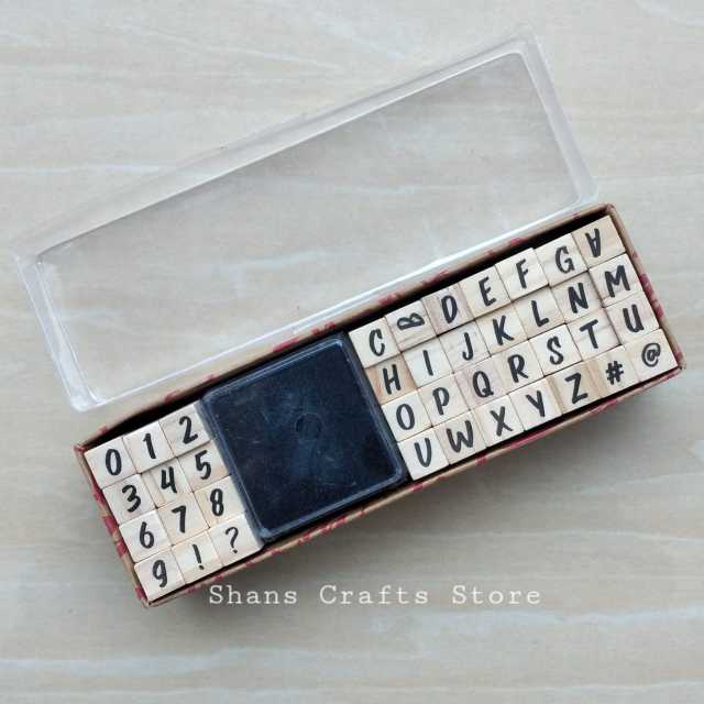 Wooden stamp set