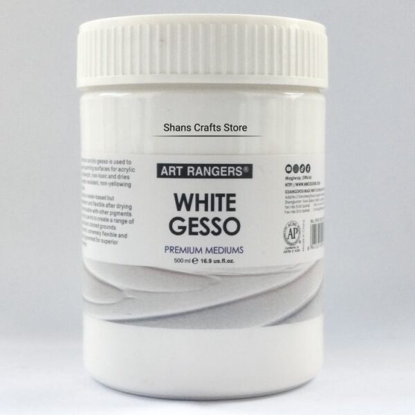 White Gesso Art Rangers
