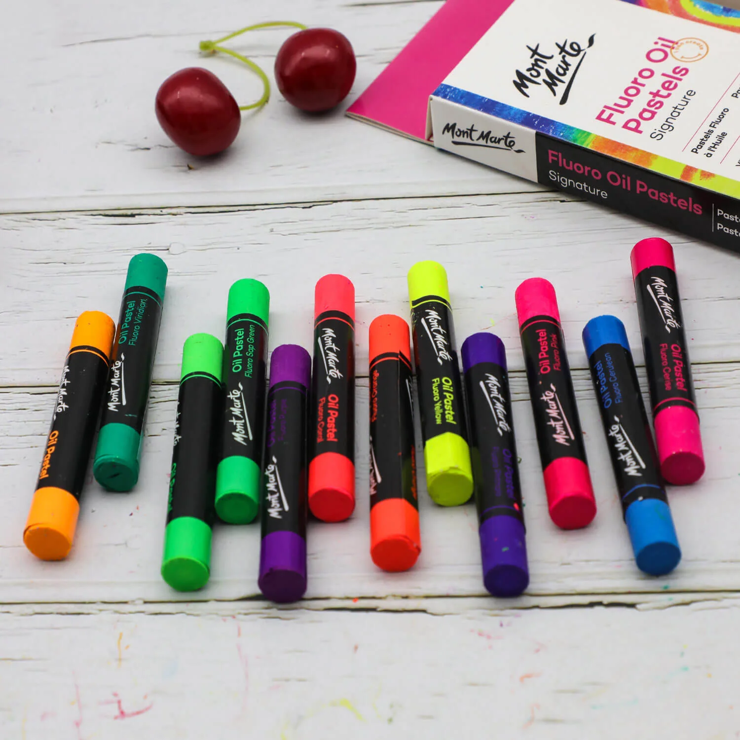 Fluoro Oil Pastels Mont Marte - Image 3