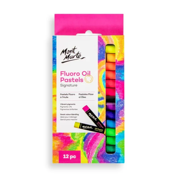 Fluoro Oil Pastels Mont Marte