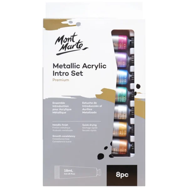 Metallic Acrylic Intro Set Mont Marte