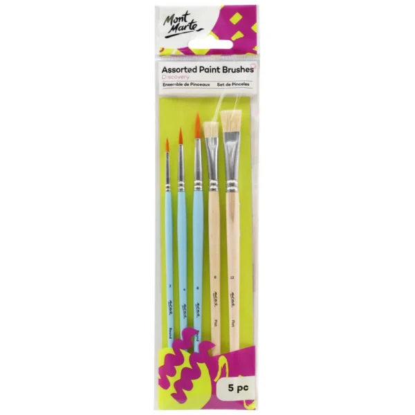 Paint Brushes Set 5 pcs Mont Marte