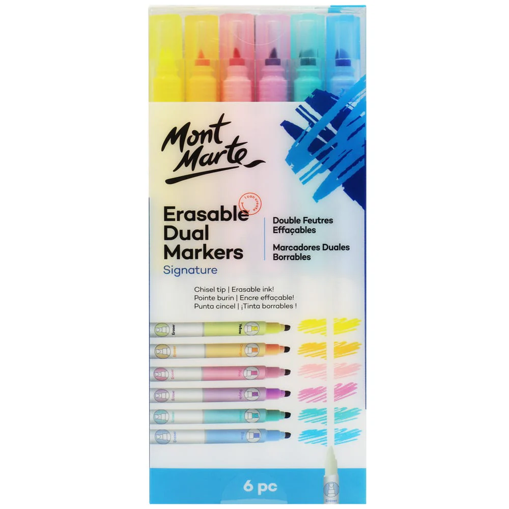 Erasable Dual Markers Mont Marte