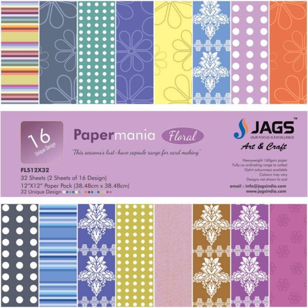 Scrapbook Paper Pack 12″x12″ Papermania Floral