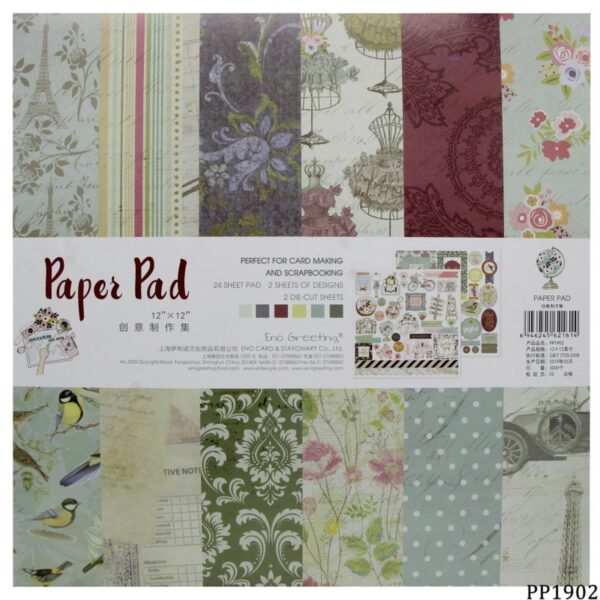 Scrapbook Papers Eno Greeting 12x12