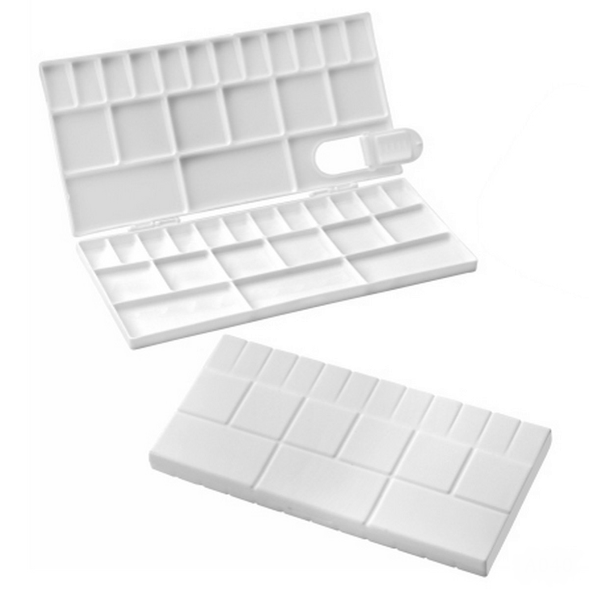 Mixing plate rectangular