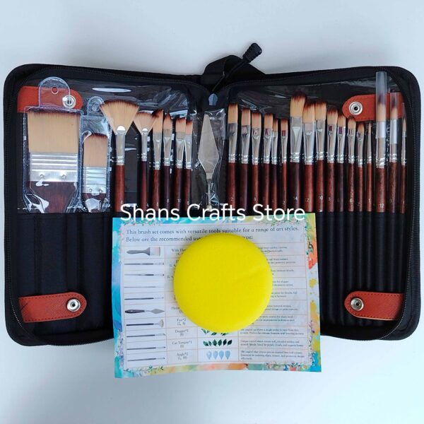 26 pcs Brush Pouch