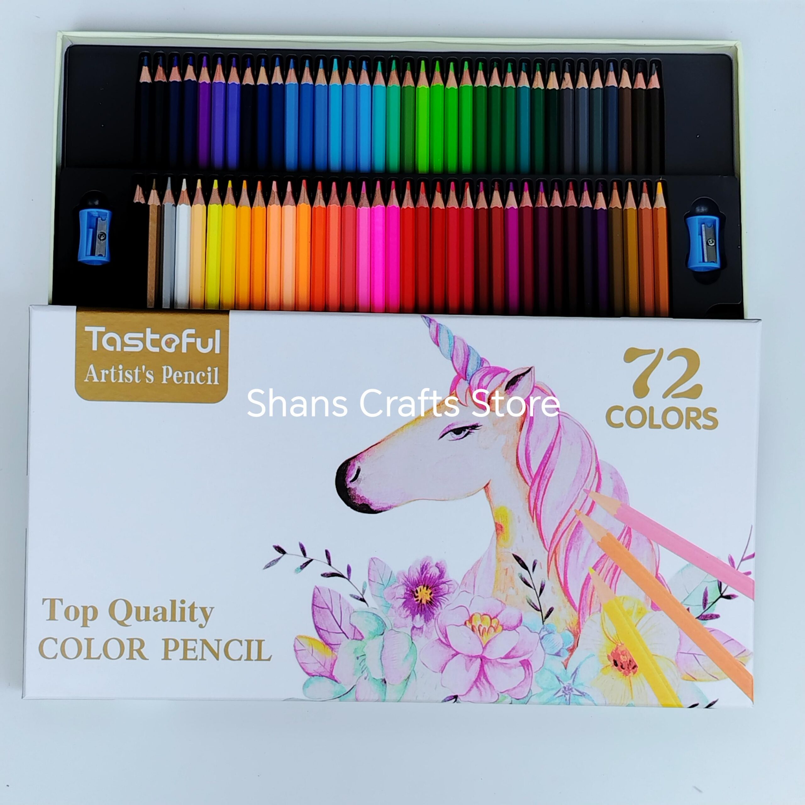 Testeful Artist’s Color Pencils 72 Pieces