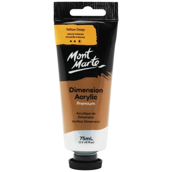 Dimention Acrylic Yellow Deep
